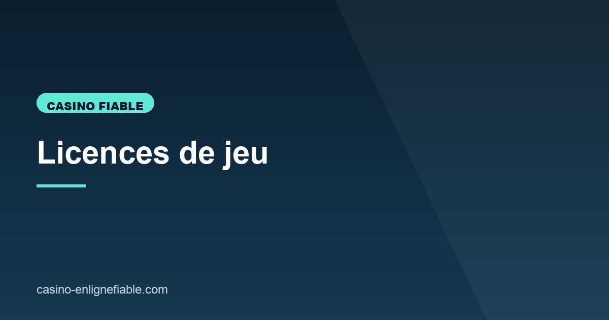 Illustration de l'article consacré aux licences de jeu